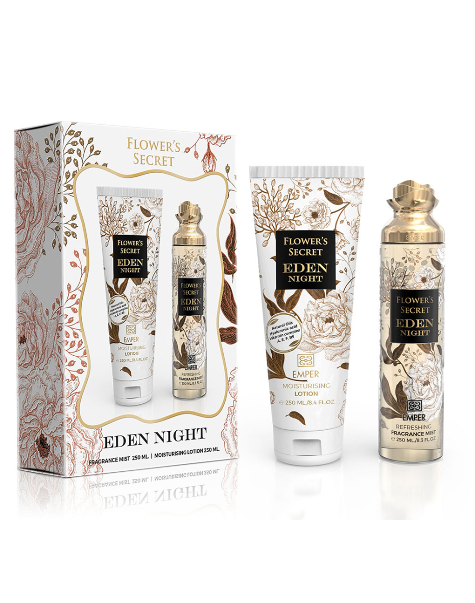 Flower'S Secret Eden Night 250мл body mist+ 250 мл body lotion zestaw damski Emper
