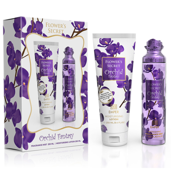 Flower'S Secret Orchid Fantasy 250мл body mist+ 250 мл body lotion zestaw damski Emper